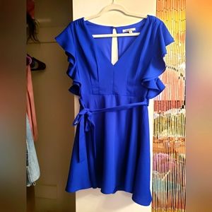 Flirty Blue Mini Dress